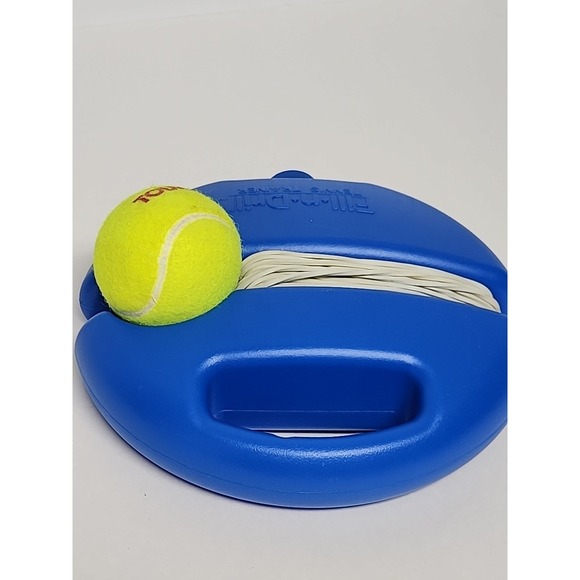 Tourna Fill-n-Drill Tennis Trainer, Training Aid Ball With Elastic Cord - Picture 4 of 5